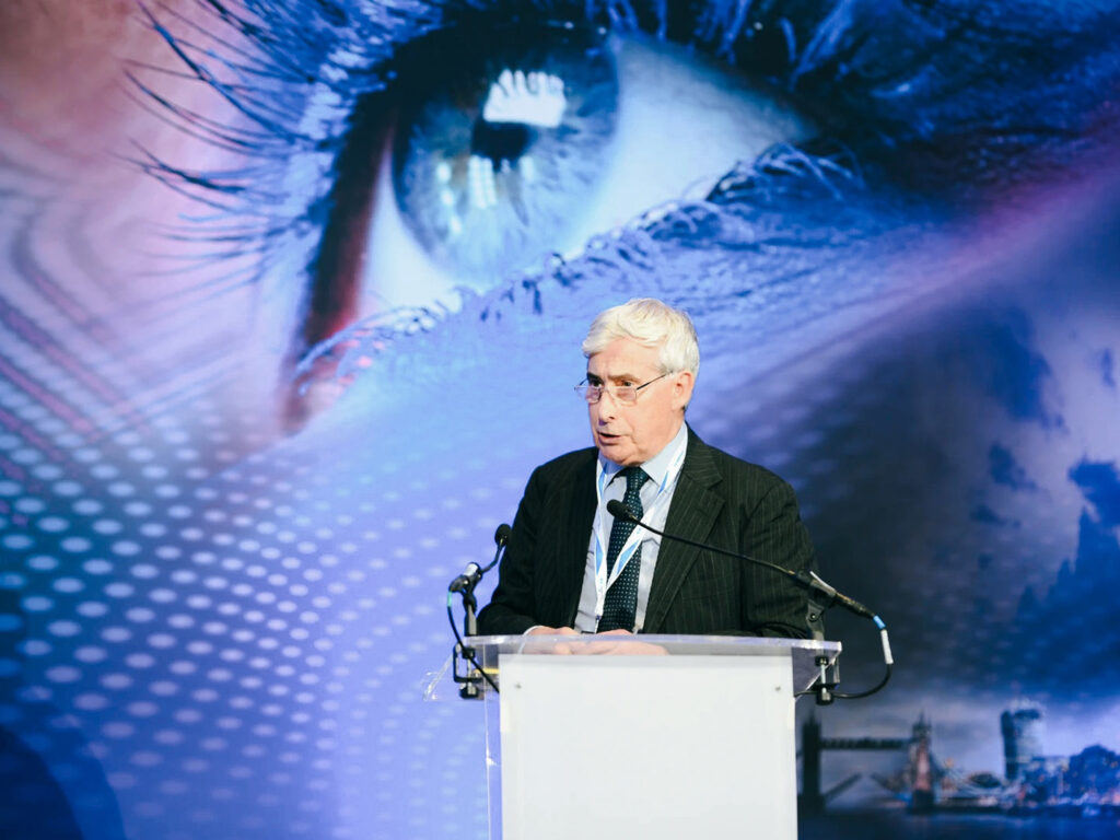 Alistair Wood Presenting at Eye Conference